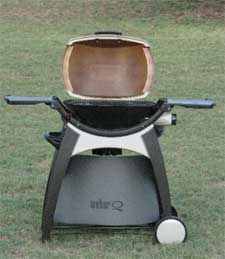 Weber Q200 with available stand accessory