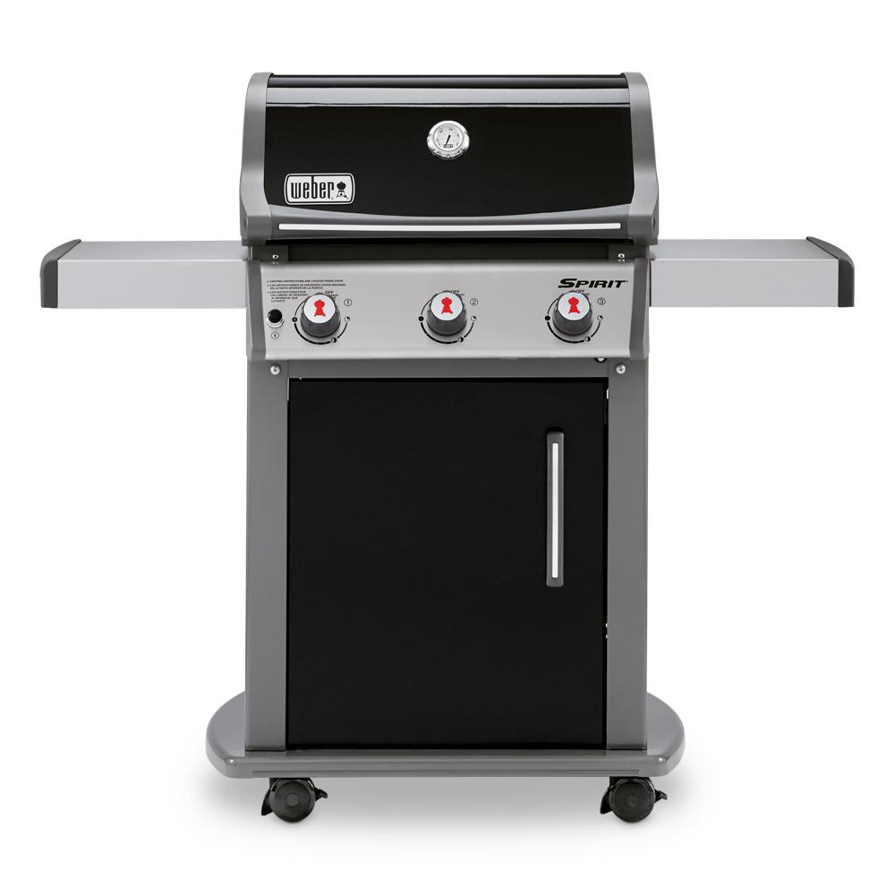 Weber Spirit E-310 3-Burner Propane Gas Grill in Black with Built-In Thermometer